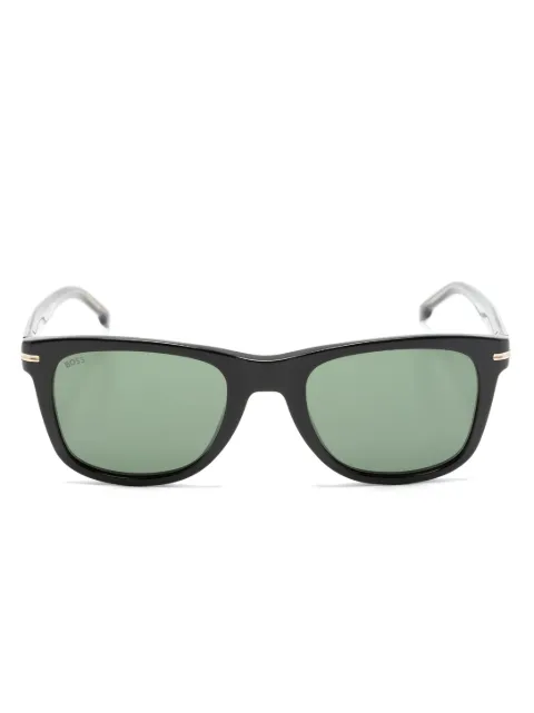 BOSS square-frame tinted sunglasses