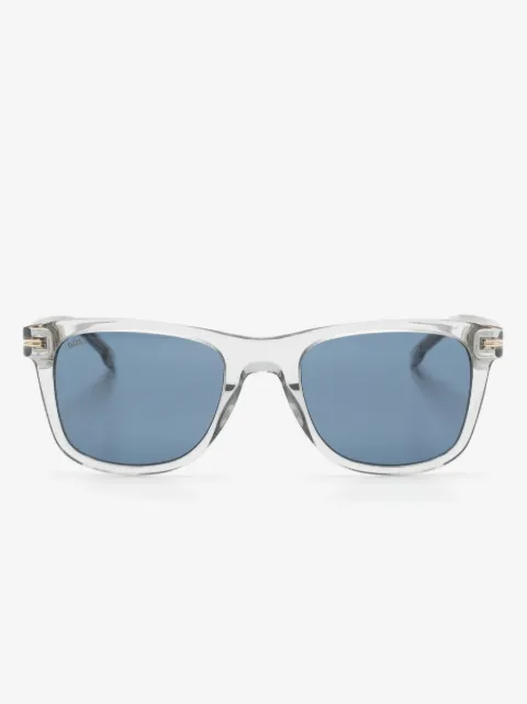 BOSS square-frame tinted sunglasses