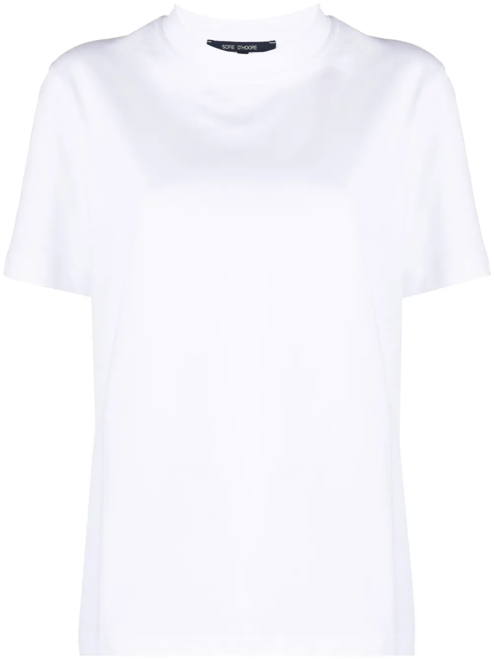 Sofie D'hoore Short-sleeve Cotton T-shirt In Weiss