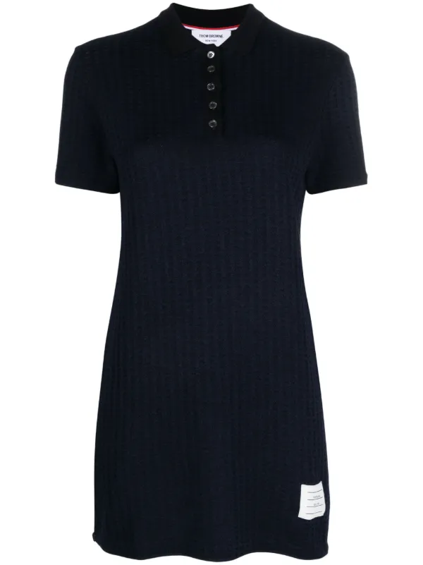 ワンピース Thom Browne Mini Chemiser Dress Oxford Grosgrain Placket Mini Shirtdress | Thom Browne