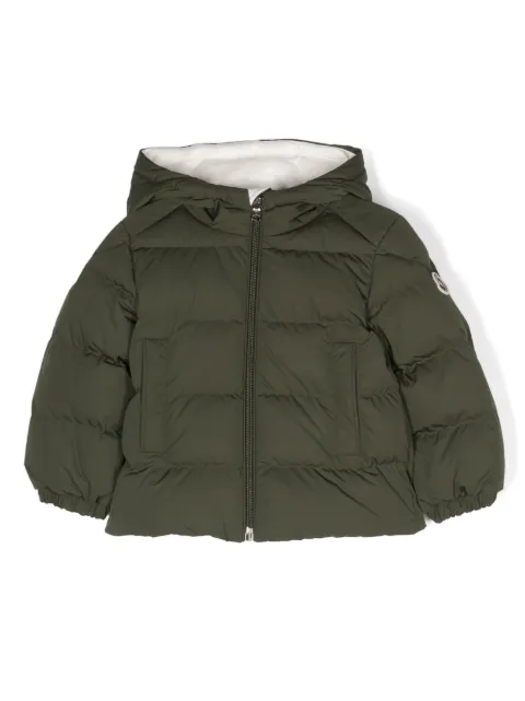 Moncler Enfant logo-patch padded-design jacket 
