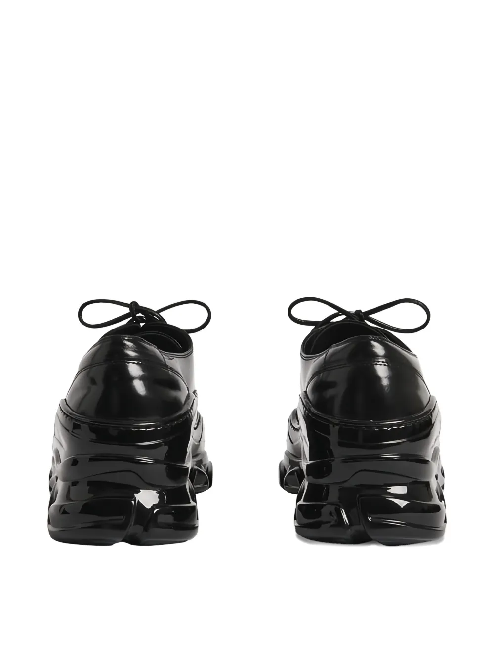 Simone Rocha Classic Tracker brogue shoes Zwart