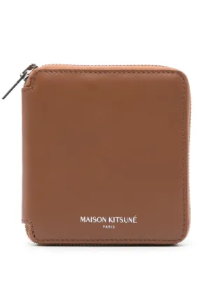 Maison Kitsune shops All-right Fox Passport Pouch/Wallet/Card Holder NWT