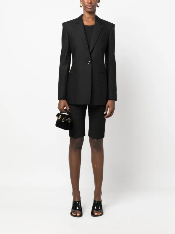 ジバンシィ ウール4Gシングルブレストジャケット ブラック Givenchy ウール ジャケット | ブラック | FARFETCH JP