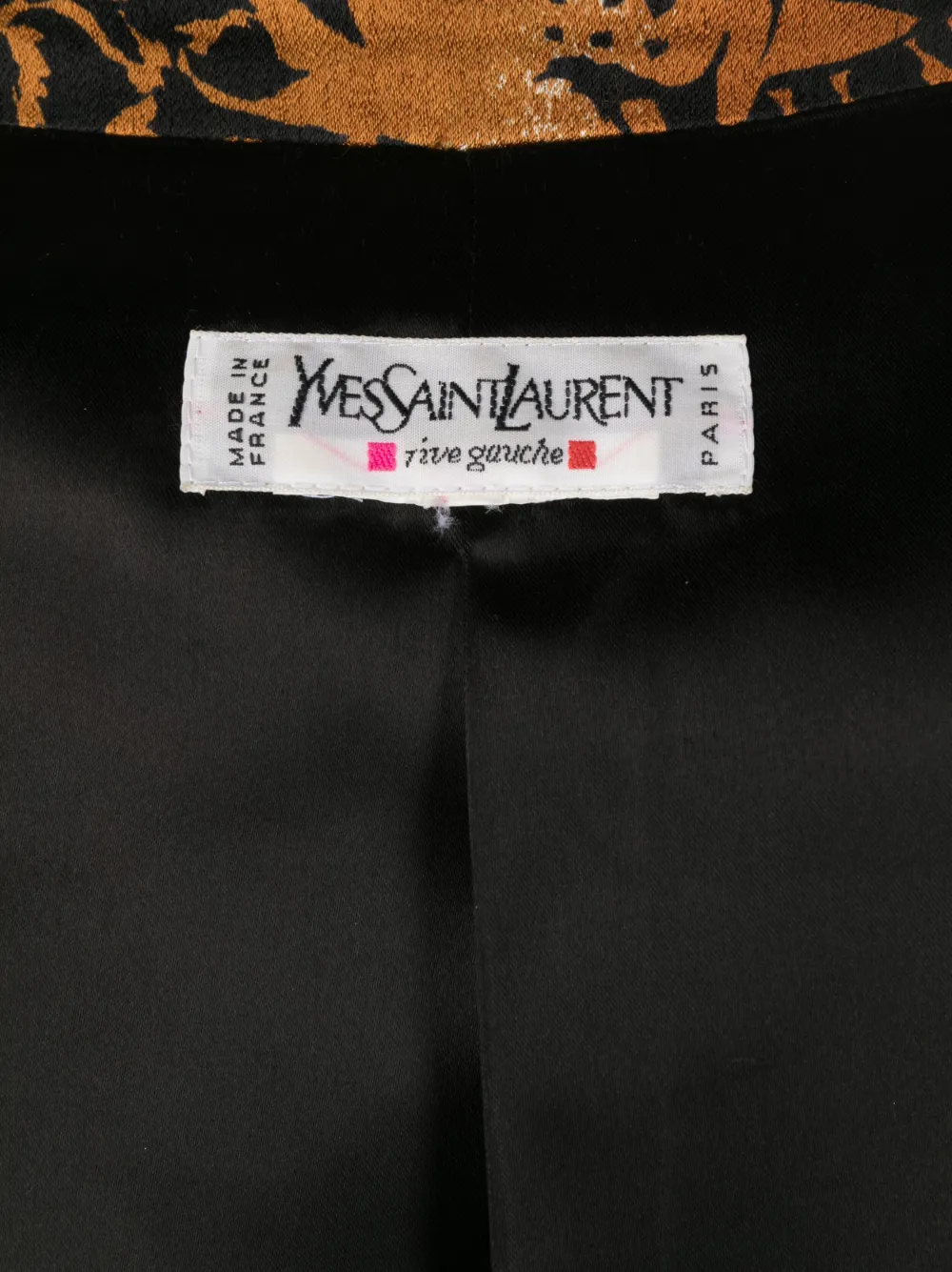 Saint Laurent Pre-Owned Blazer con stampa Pre-owned 1990 | Image 6