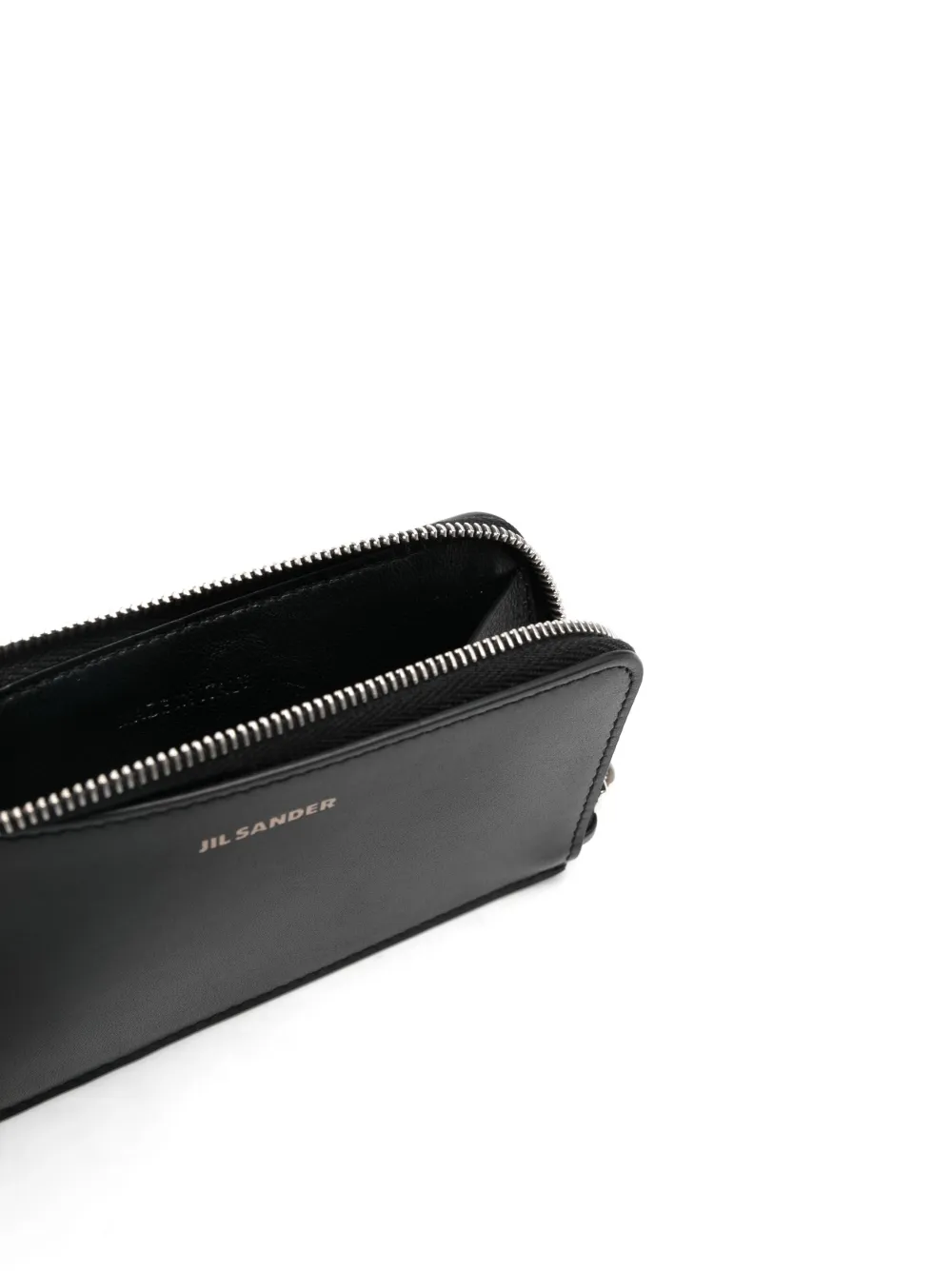 Jil Sander embossed-logo Leather Wallet | Black | FARFETCH SA