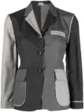 Thom Browne Unconstructed Funmix wool blazer - Grey