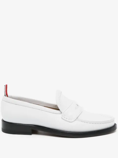 Thom Browne Mocassim de couro com pregas
