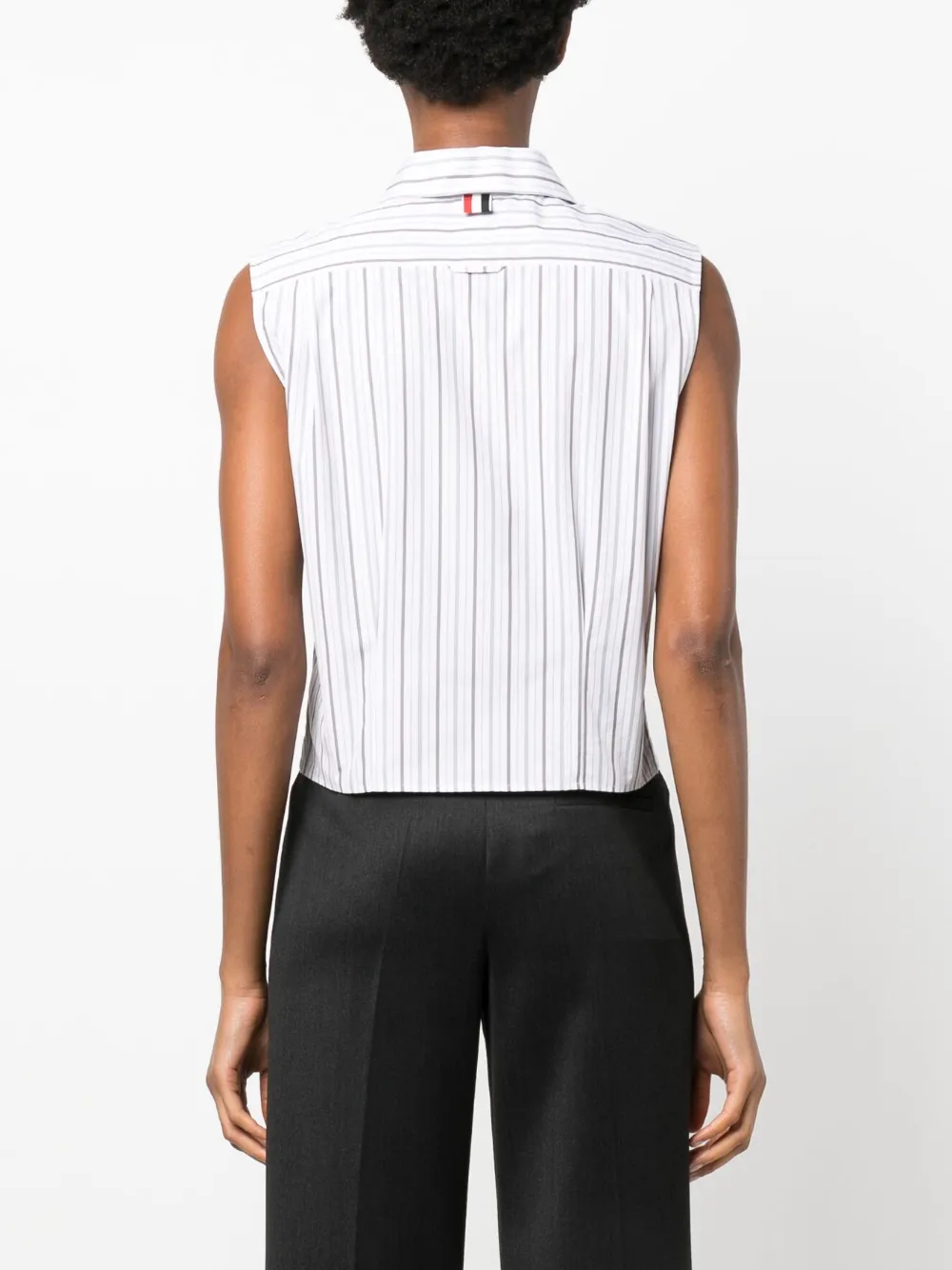 Thom Browne Popeline blouse Wit