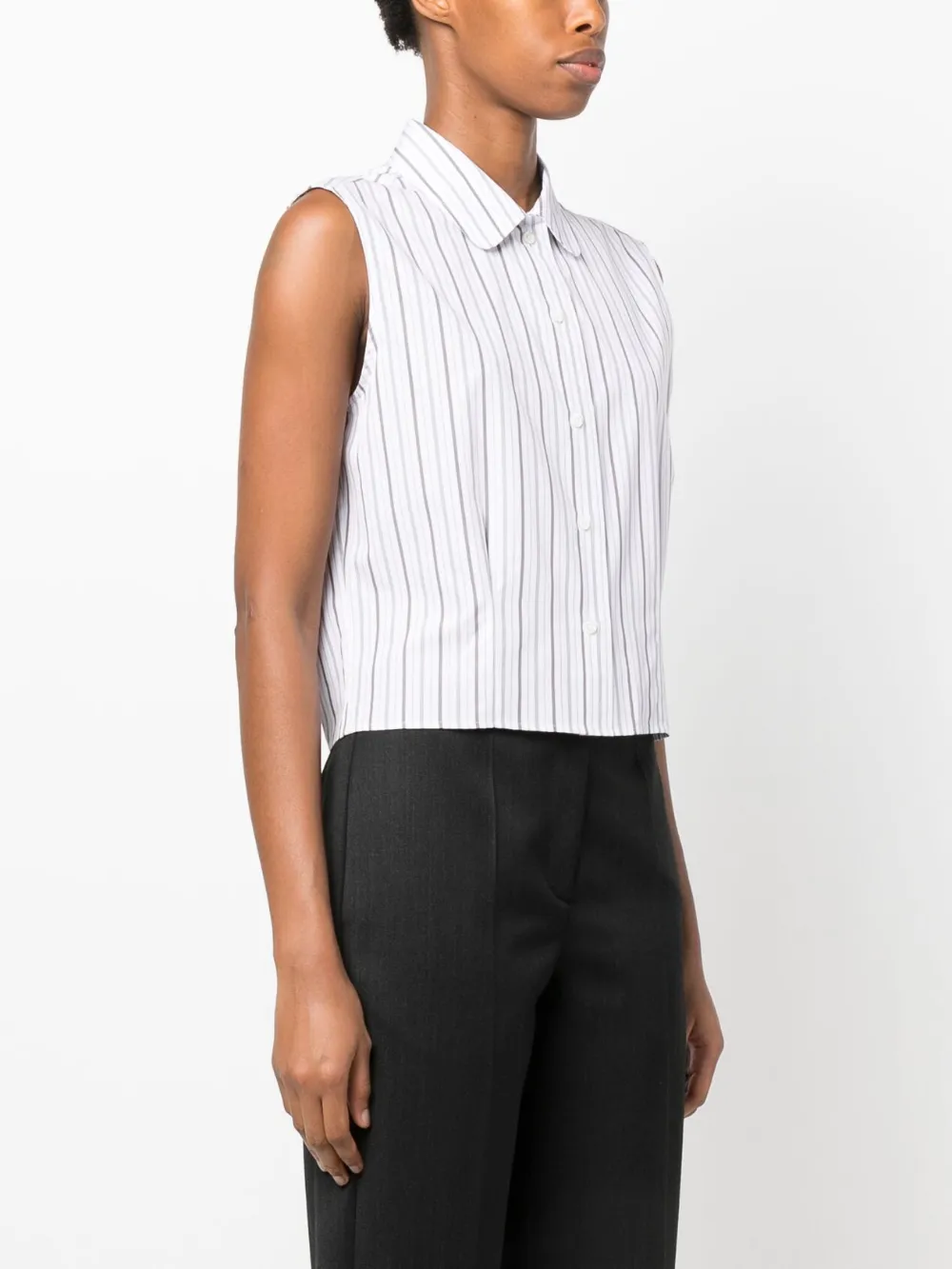 Thom Browne Popeline blouse Wit