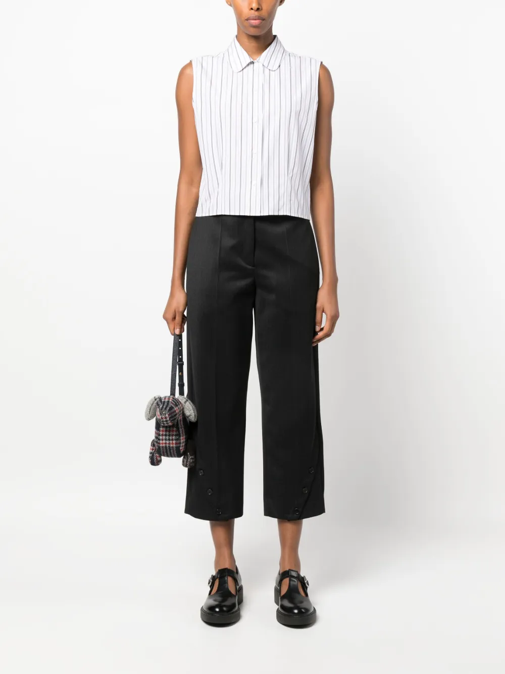 Thom Browne Popeline blouse - Wit