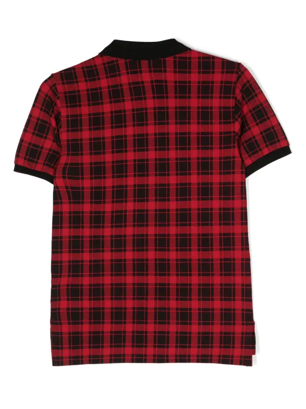 Plaid shop polo shirts