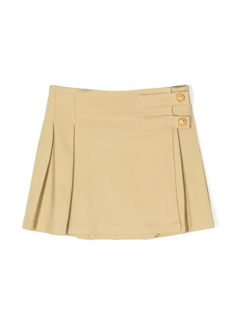 Balmain Kids buttoned pleated skirt