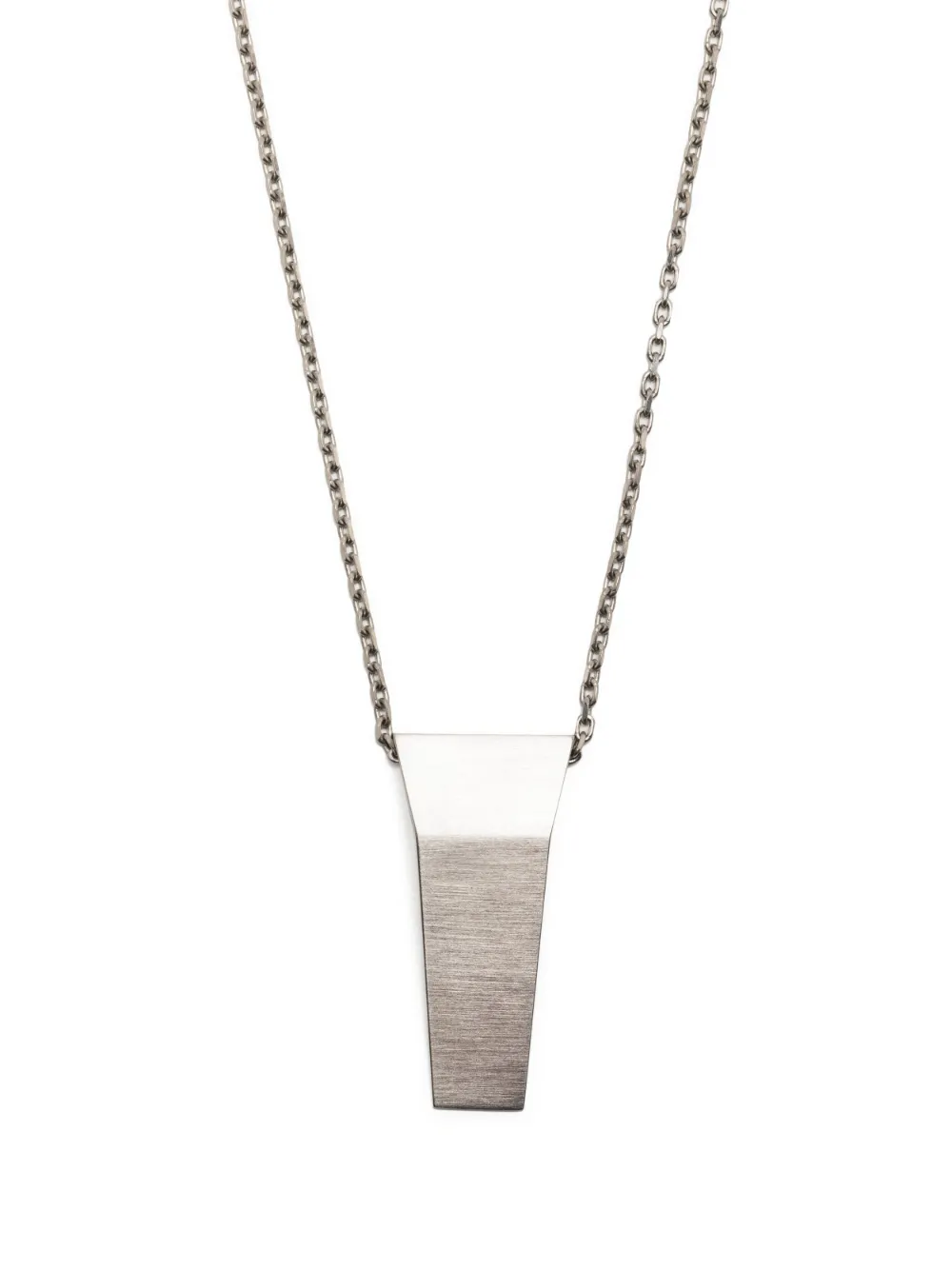 Rick Owens logo-engraved chain necklace | Silver | Image 1
