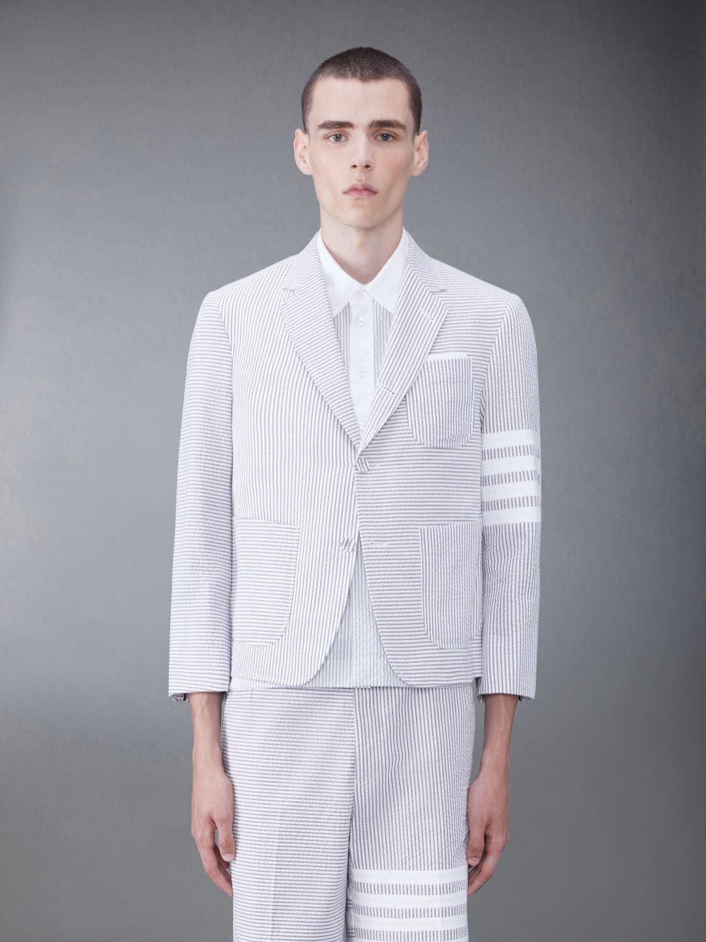 Thom Browne Male In Neutral