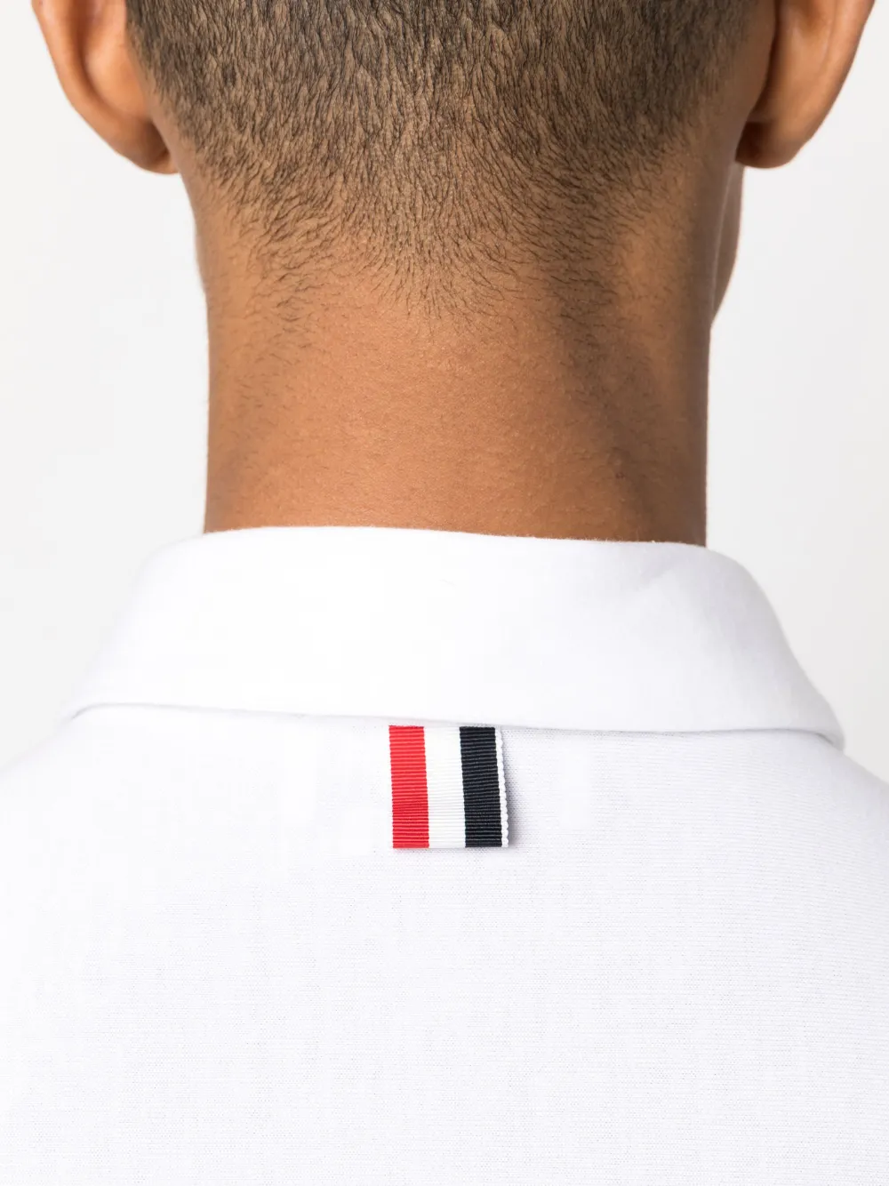 Thom Browne Gestreept poloshirt Wit