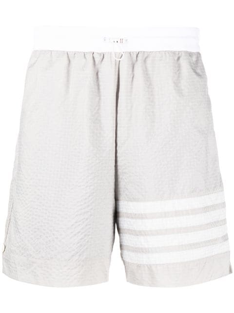 Thom Browne shorts deportivos con motivo 4-Bar