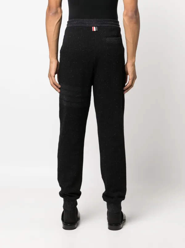 Alansalsation wear pants Thom Browne Flecked Knitted Track Pants | Black | FARFETCH