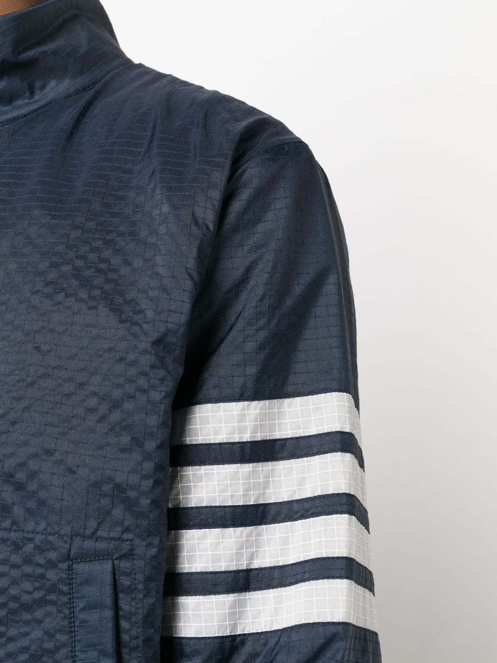 Thom Browne Jack met vier strepen Blauw