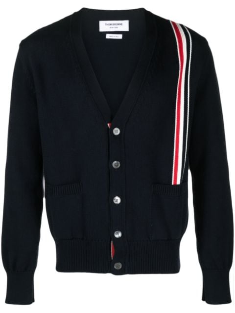 Thom Browne cardigan à bande tricolore