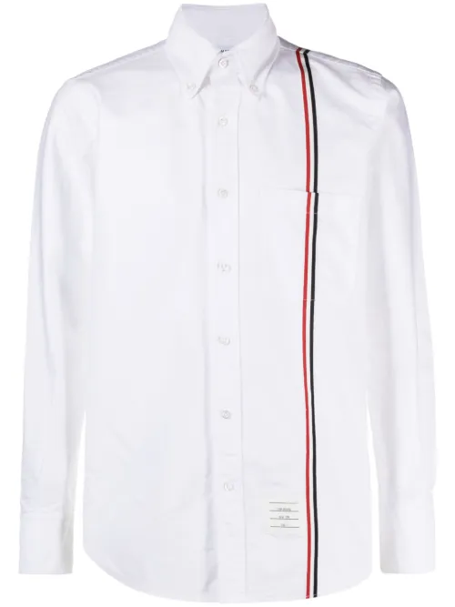 Chemise à bandes RWB - Thom Browne - Modalova