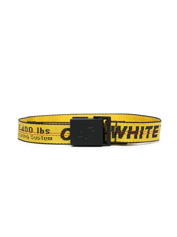 Off White Kids logo tape Industrial Elasticated Belt Farfetch