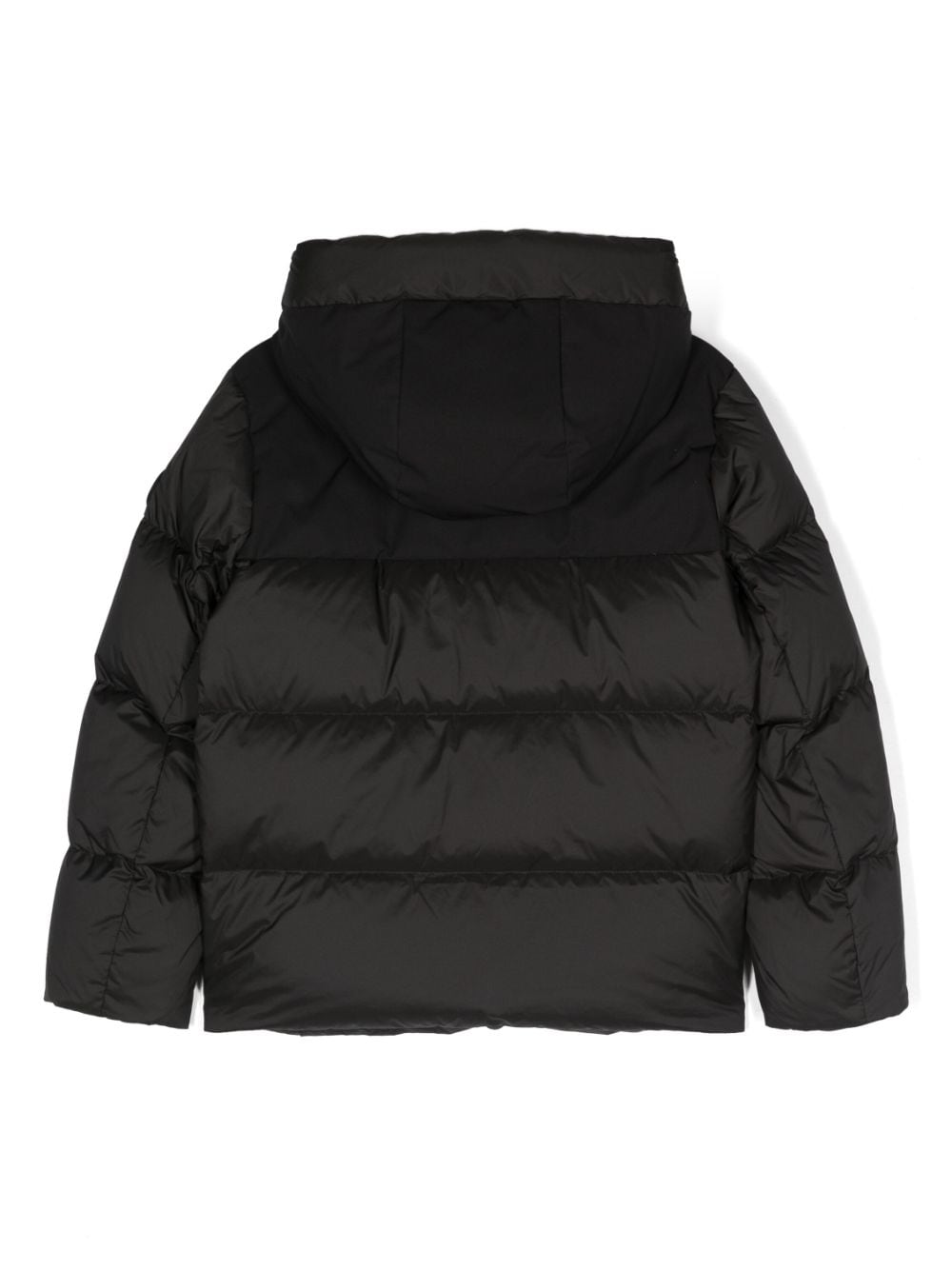Woolrich Kids padded zip-up jacket - Zwart