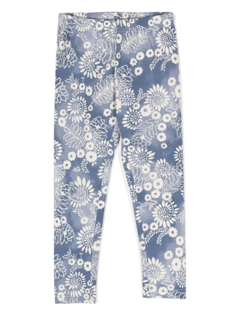 POLO RALPH LAUREN KIDS botanical-print stretch-cotton leggings