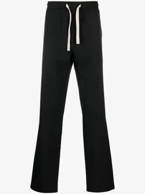 Palm Angels bukser med monogram-broderi og lige ben