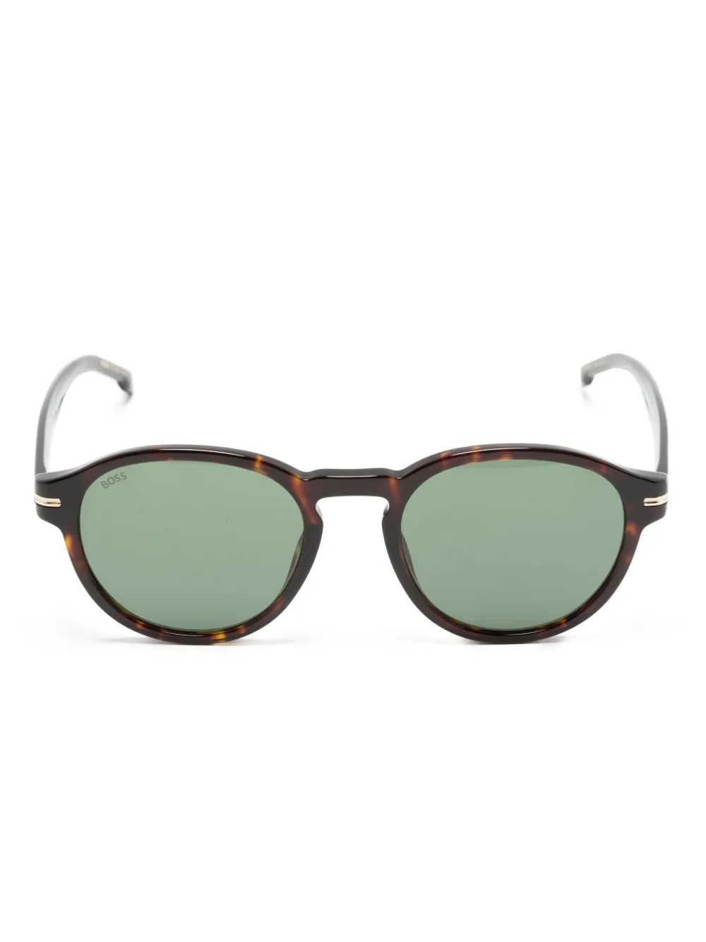 BOSS round-frame sunglasses | Brown | Image 1