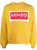 Kenzo intarsia-knit logo jumper - Yellow
