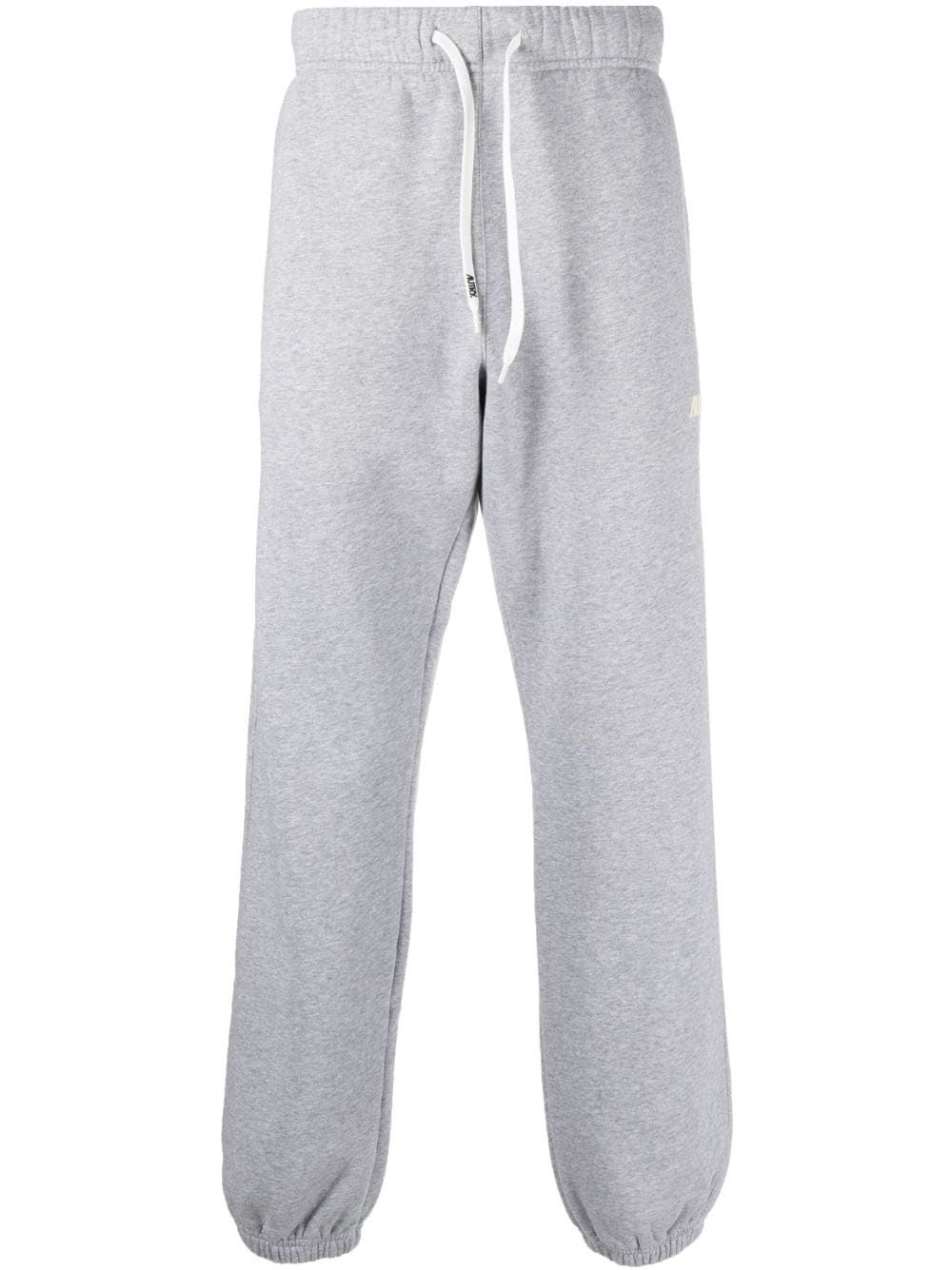 autry pantalon de jogging en coton à logo imprimé - gris