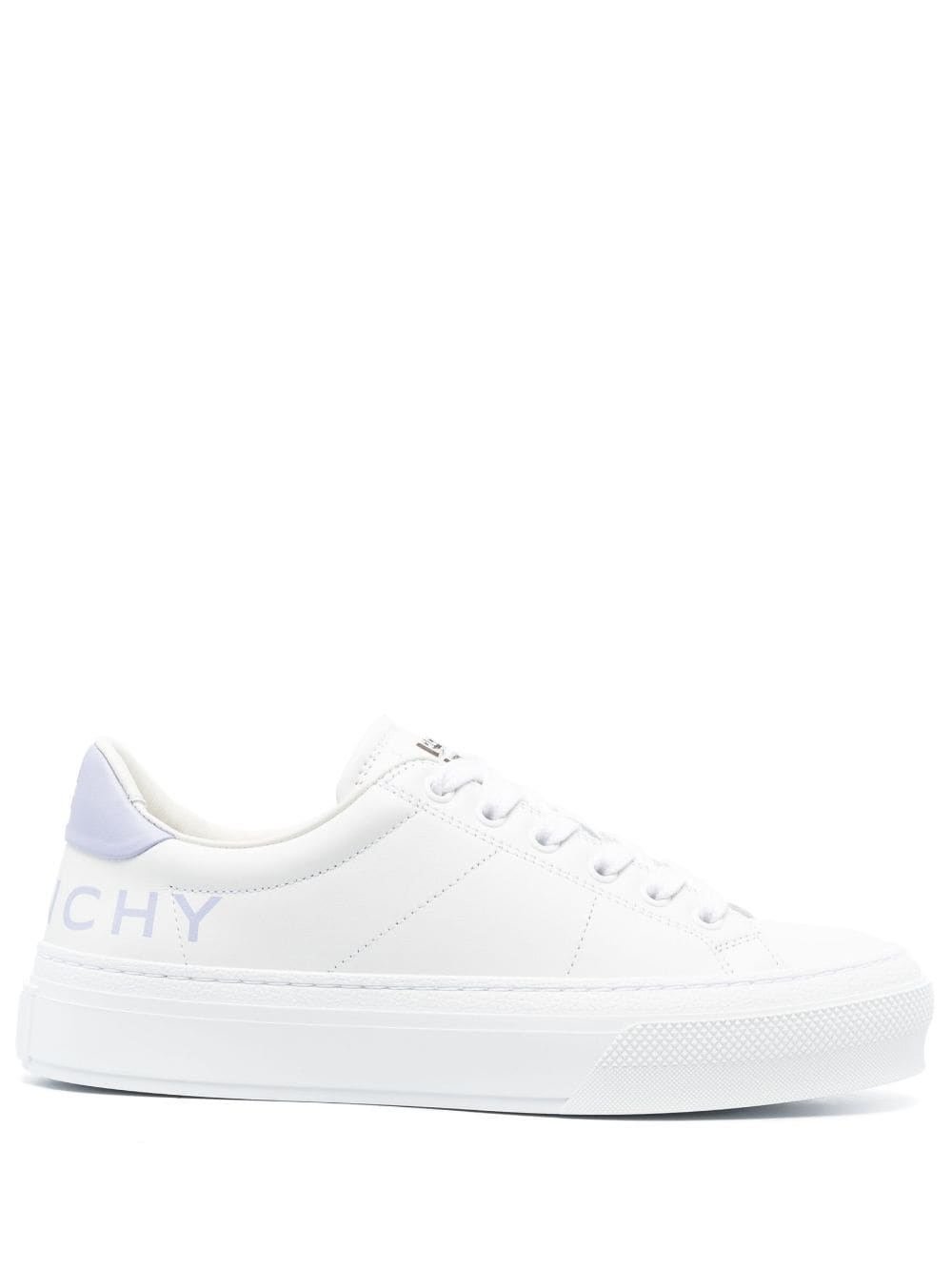 Givenchy logo-print leather sneakers White