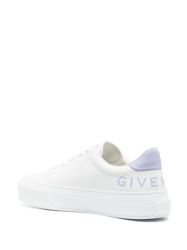 Givenchy logo print leather sneakers women Calf Leather Calf Leather Rubber 37 White