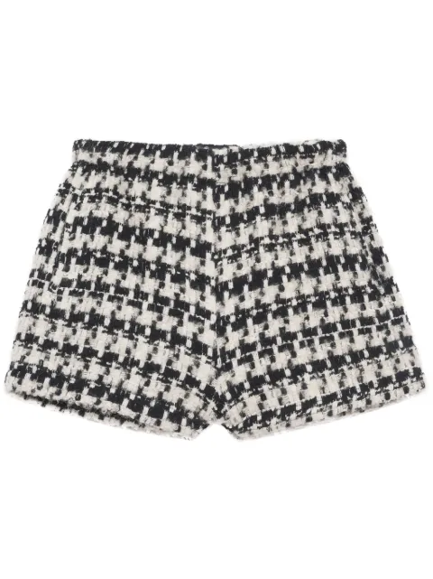 ANINE BING Lyle houndstooth shorts