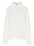 POLO RALPH LAUREN KIDS roll-neck long-sleeve sweatshirt - White