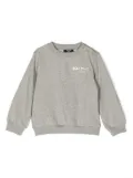 Balmain Kids logo-print jersey cotton sweatshirt - Grey