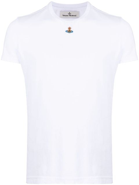 Vivienne Westwood playera con logo bordado Orb