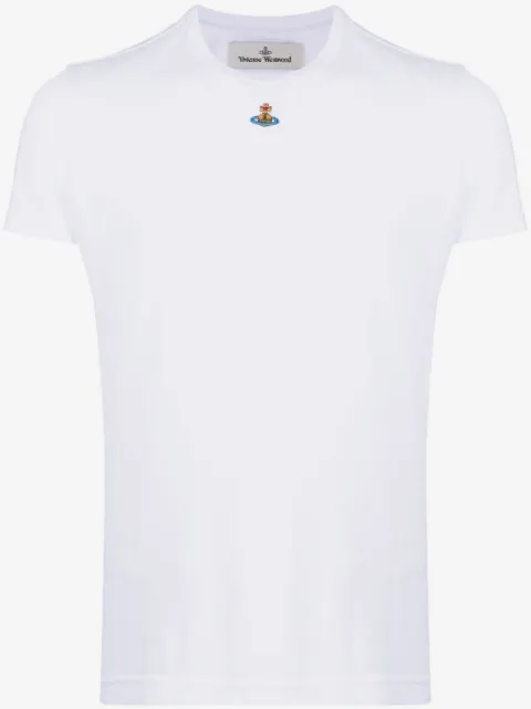Vivienne Westwood playera con logo bordado Orb