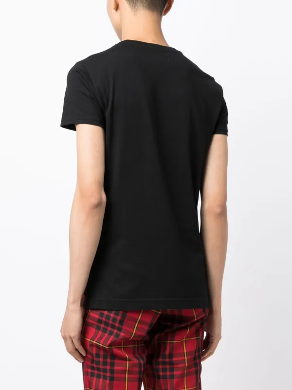 Vivienne Westwood Orb logo-embroidered T-shirt | Black