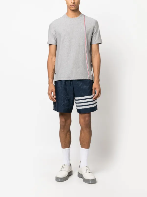 Tシャツ・カットソー Thom Browne Rwb Stripe T-Shirt 12477627_53204226_600.jpg