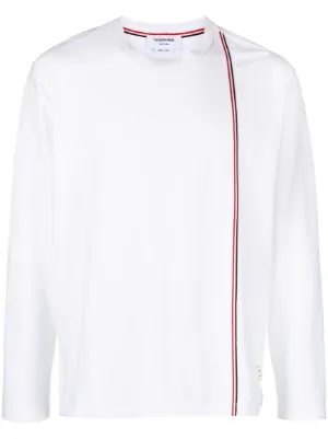 THOM BROWNE ロングTシャツ トムブラウン THOM BROWNE ロンT メンズ ロングTシャツ 長袖 裾