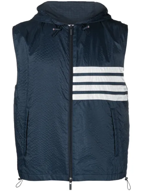 Thom Browne chaleco con motivo 4-Bar
