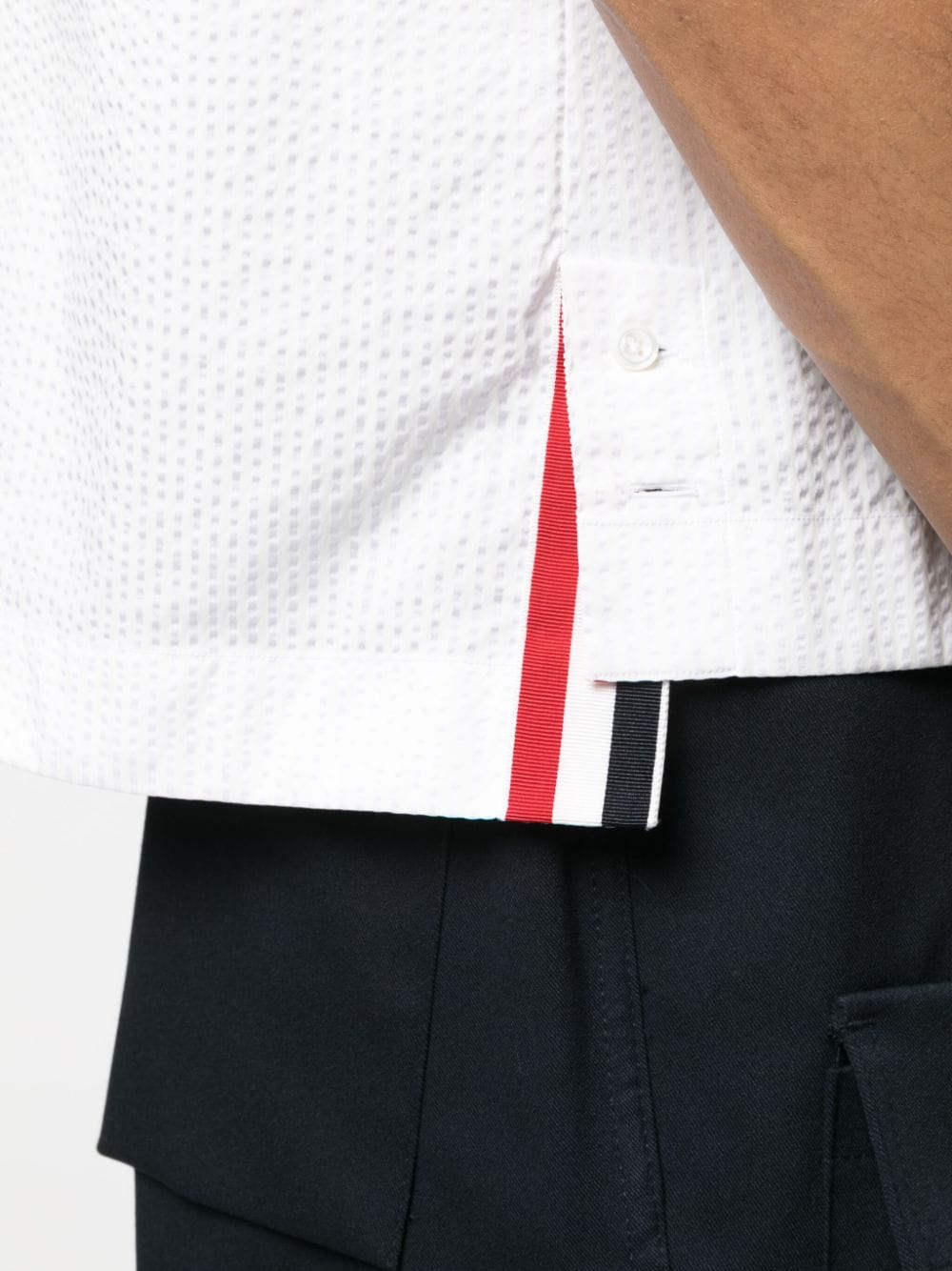 Thom Browne Overhemd met korte mouwen Wit
