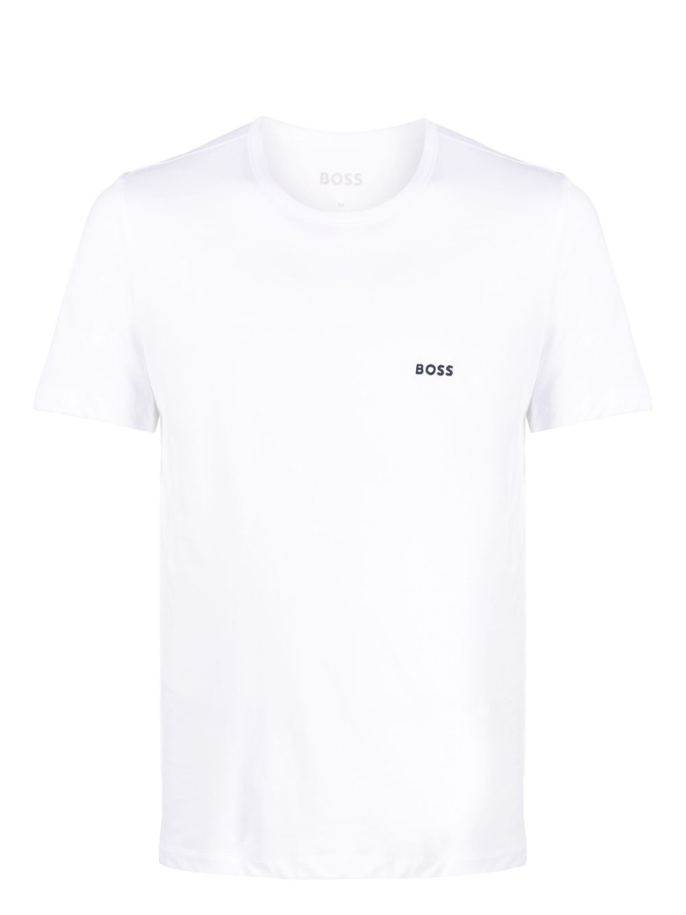 BOSS Drie T-shirts met logoprint - Wit