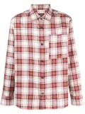A.P.C. check-pattern cotton shirt - Neutrals