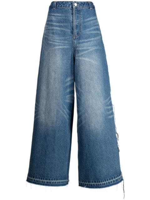 Ground Zero high-waisted wide-leg jeans 