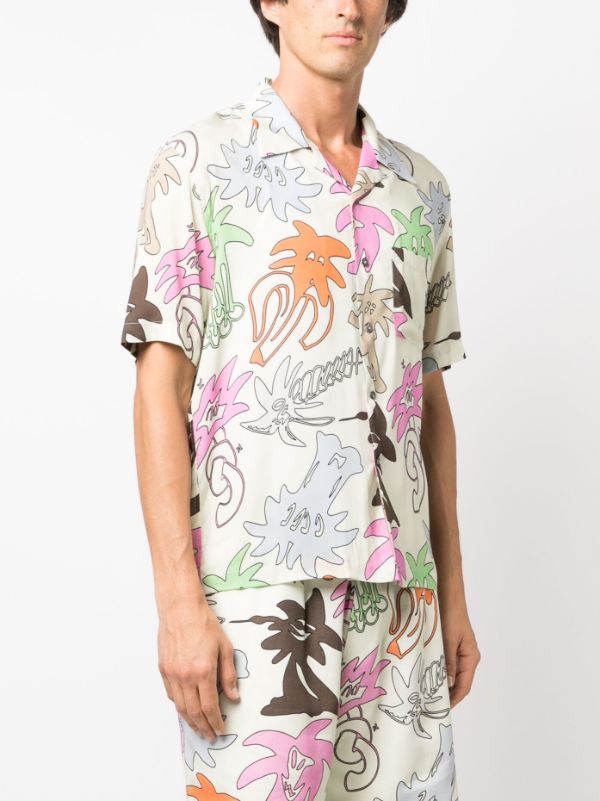 Palm Angels Palmity Allover-print Shirt - Farfetch