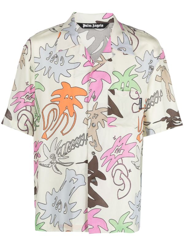 Palm Angels Palmity Allover-print Shirt - Farfetch