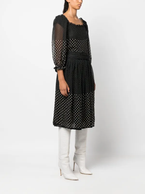 Valentino Garavani Pre-Owned 1990s ポルカドット シアー シルク